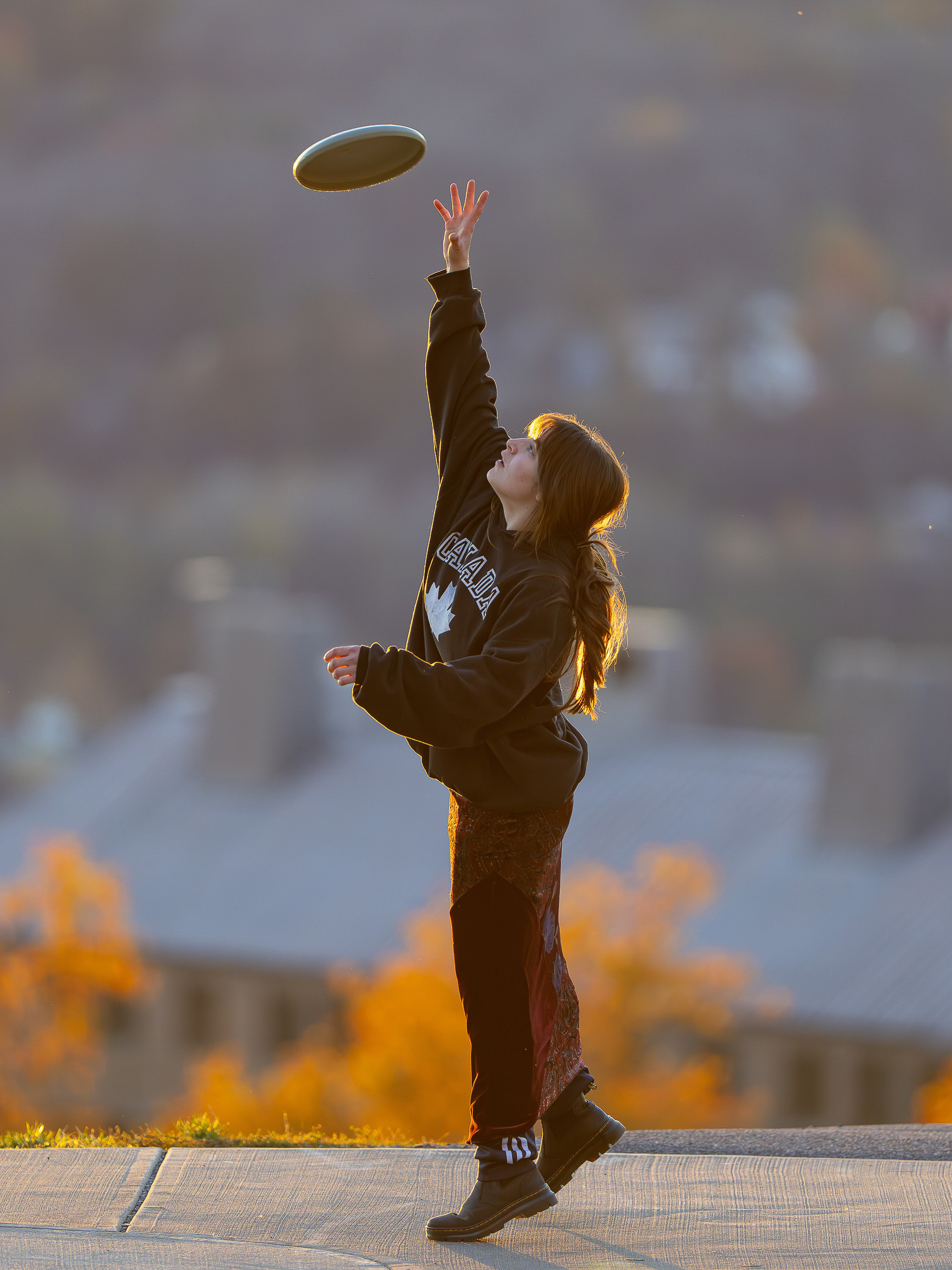 Sunset Time at Cornell Libe Slope